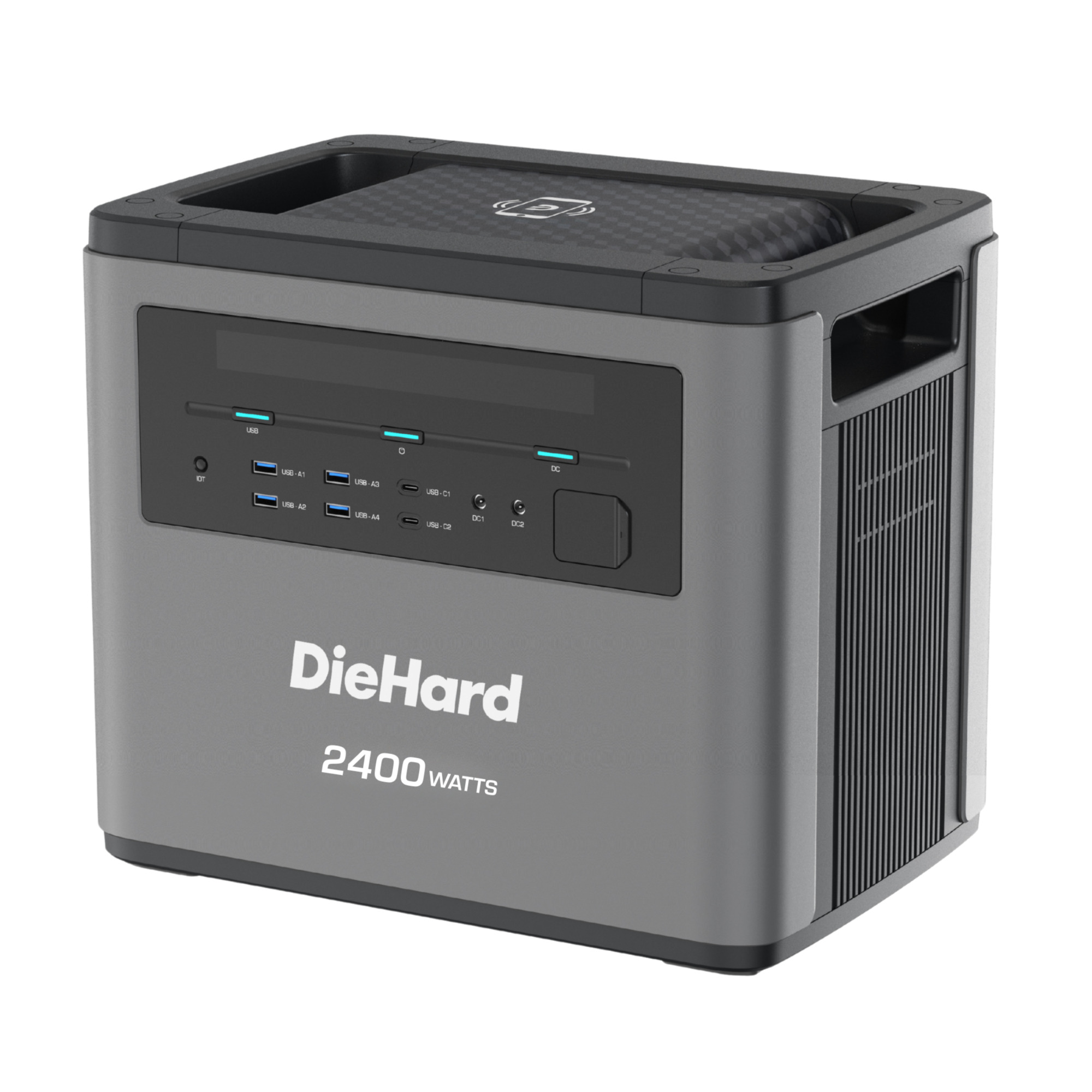 DieHard Portable Power Station — 2400W, Lithium Manganese Oxide, Compact Design, Model# DH-20020-01
